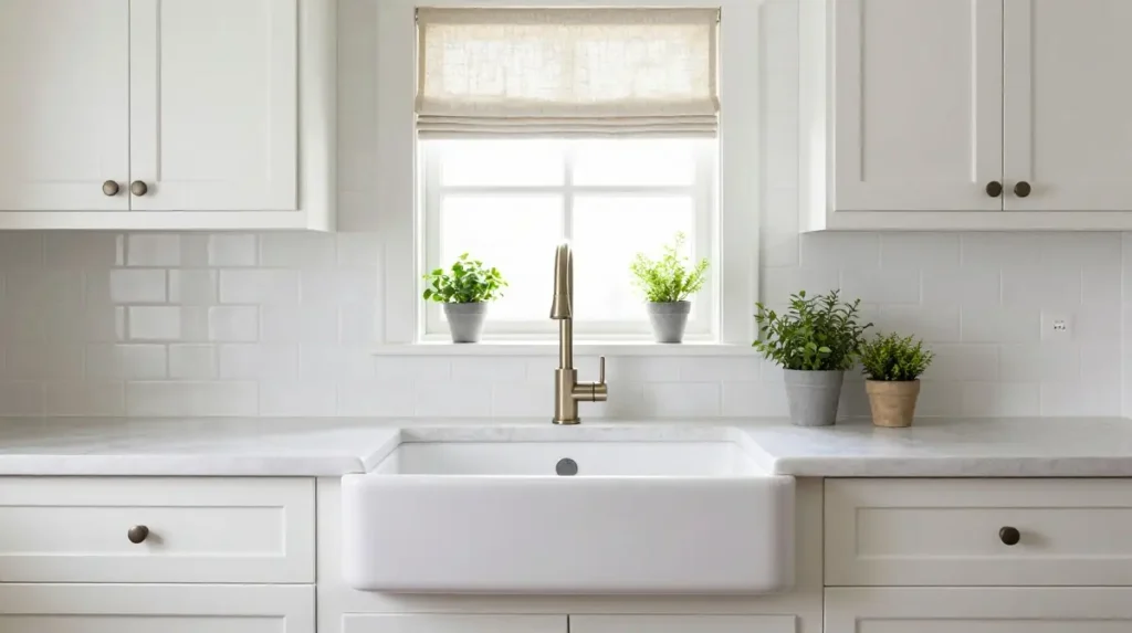 Choose an Apron Front Sink as Your Kitchen Centerpiece