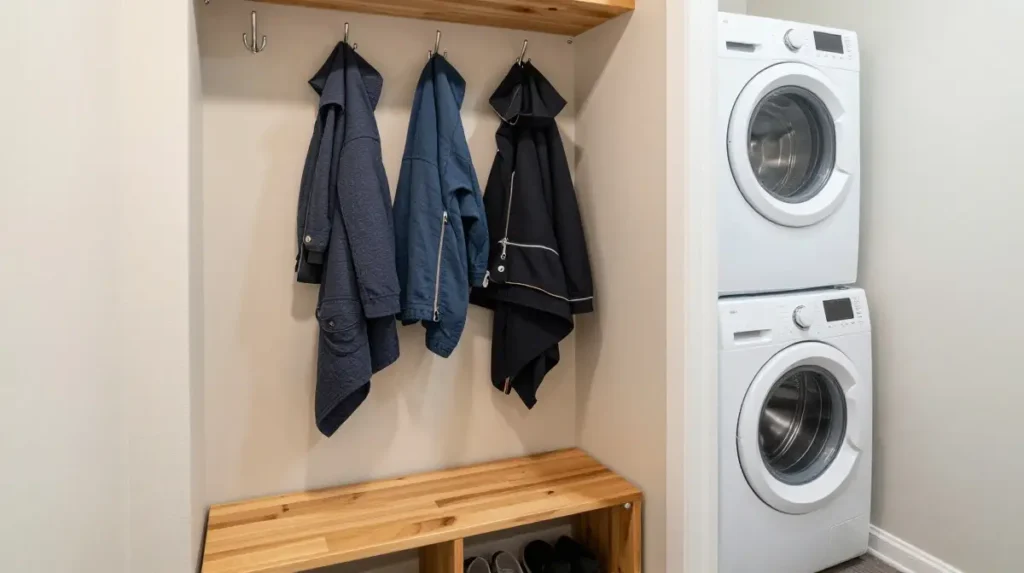 Combine Your Laundry Room With a Mudroom