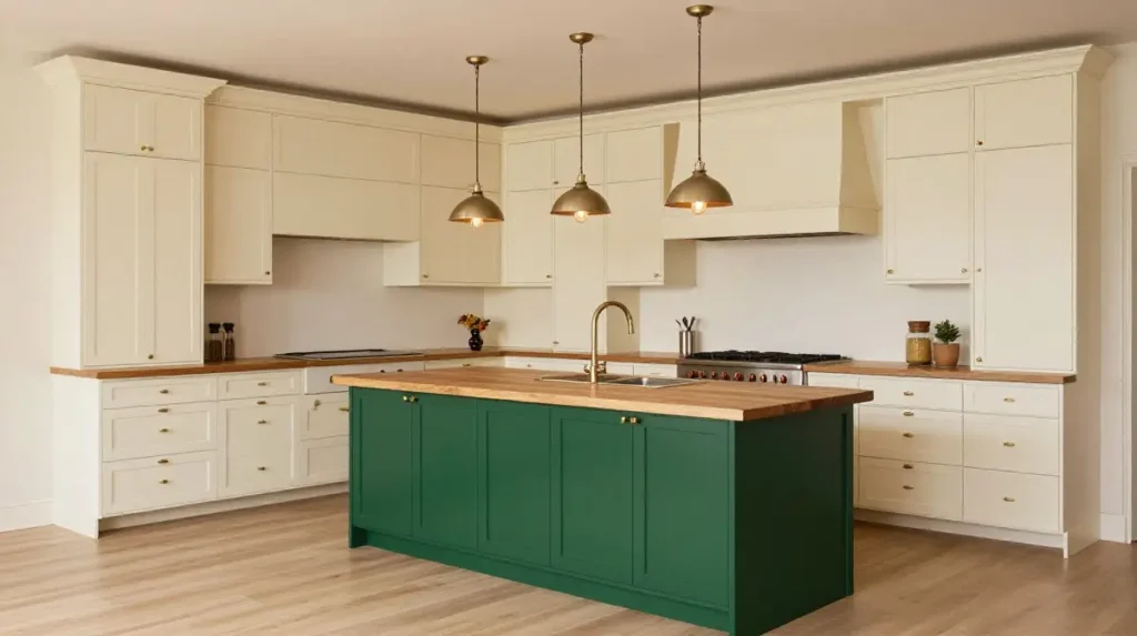 Contrasting the Kitchen Island Color From Perimeter Cabinets