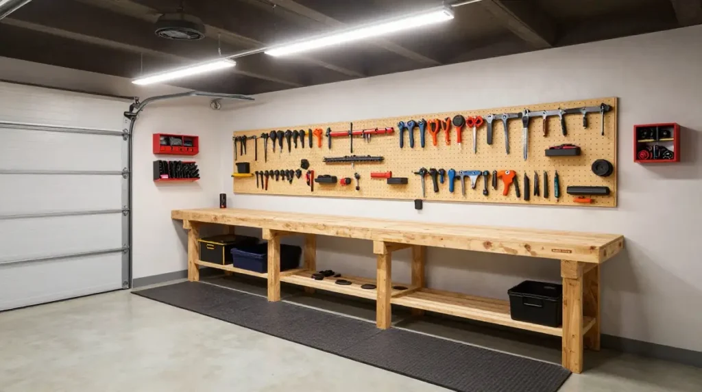 Convert a Garage into a Hobby Workshop