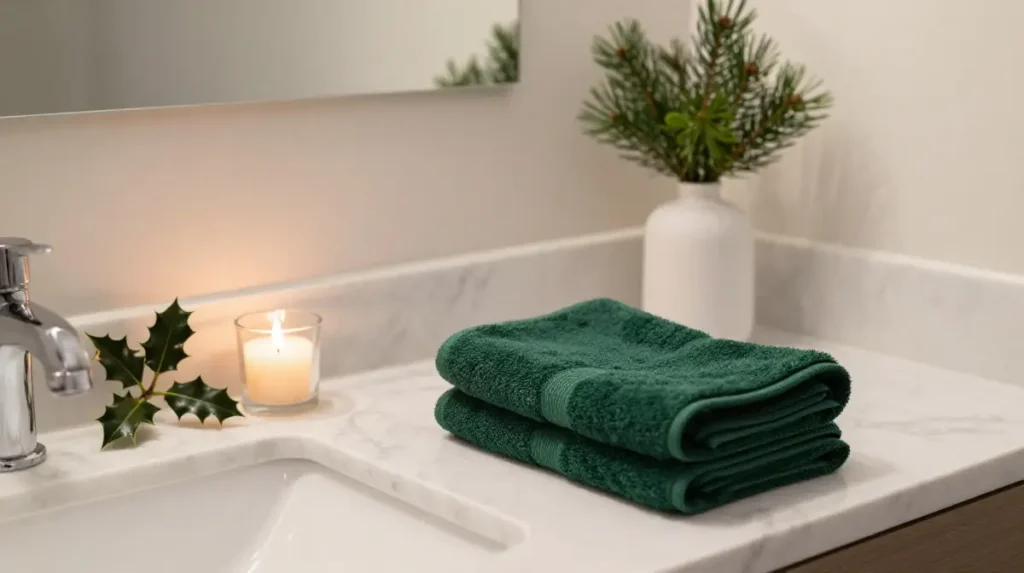 Create Festive Bathroom Decor With Small Details