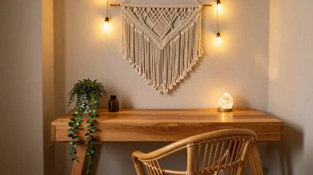 Create a Boho Home Office Corner