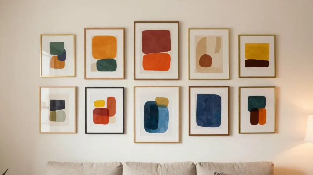Create a Gallery Wall With Colorful Art Prints