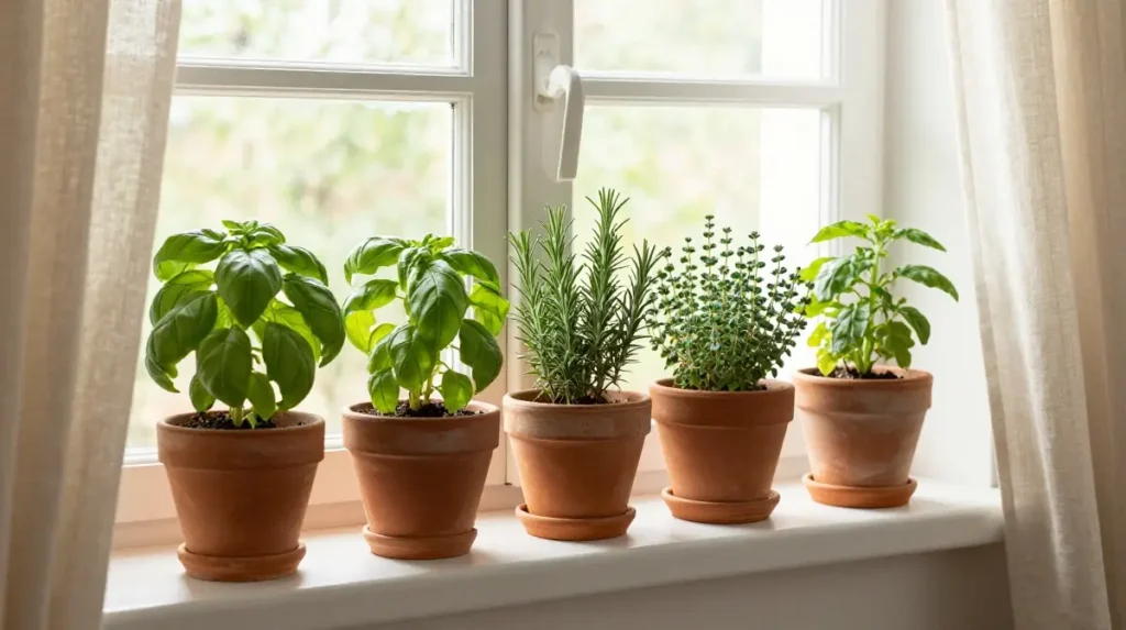 Create a Kitchen Herb Garden on the Windowsill