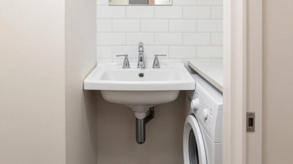 Create a Small Laundry Closet With a Sink