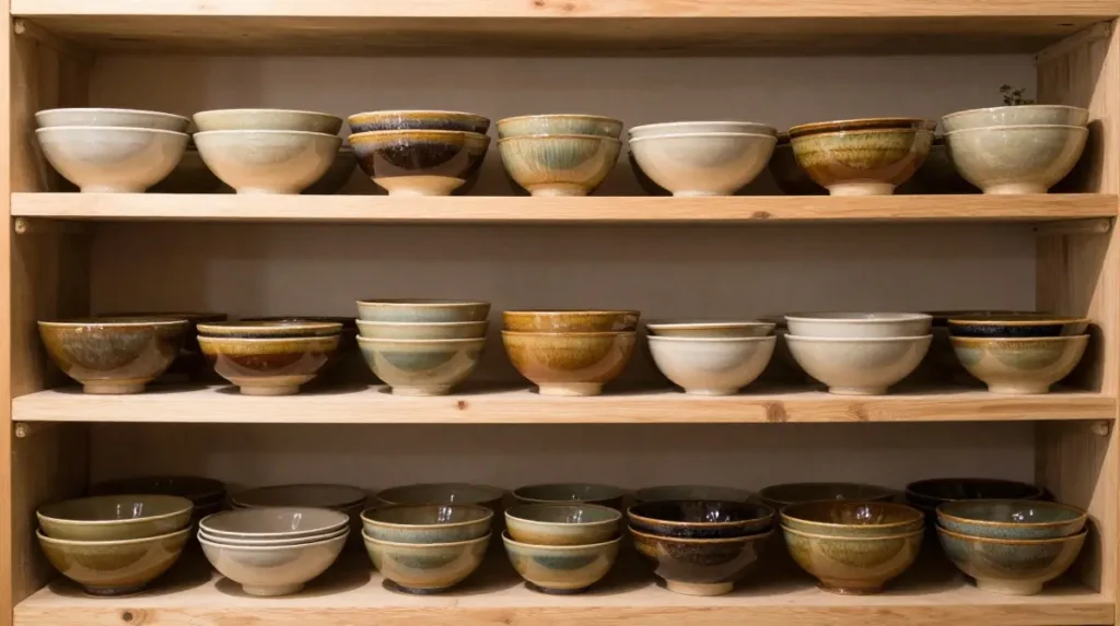 Display Artisan Pottery and Ceramics