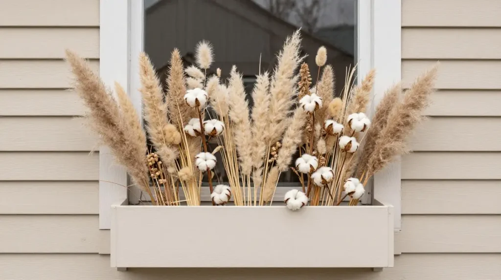 Dried Flower and Grass Stem Mix