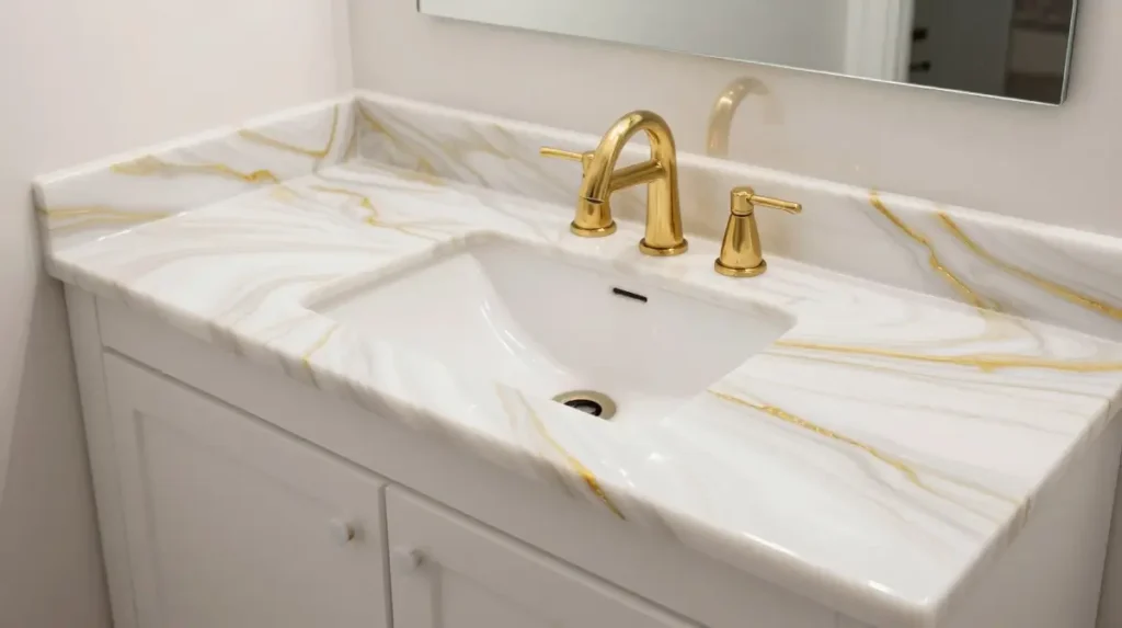 Epoxy Bathroom Counter Makeover