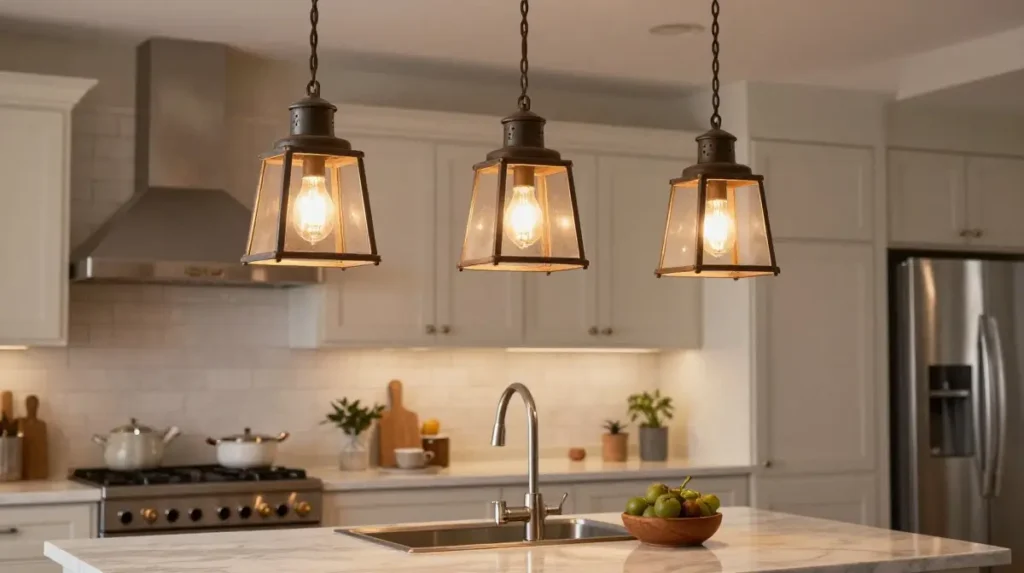 Farmhouse Lighting Fixtures with Vintage Appeal