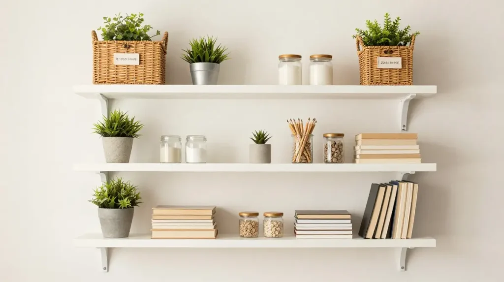 Floating Shelves Are Your Best Friend in Small Spaces