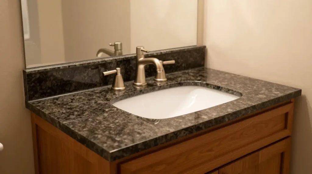 Granite Bathroom Vanity for a Natural Look