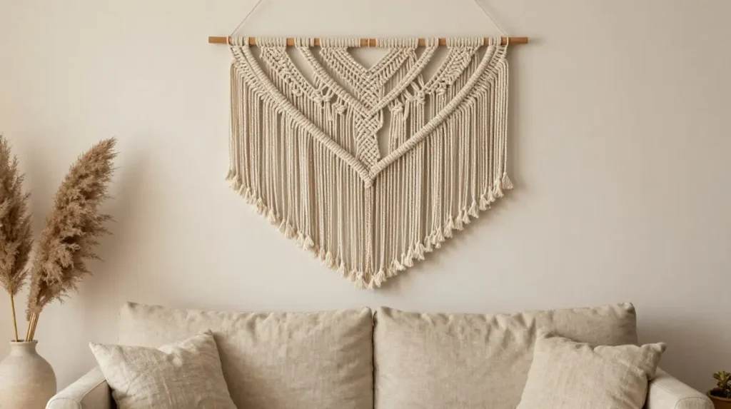 Hang Macrame Wall Art as a Statement Piece