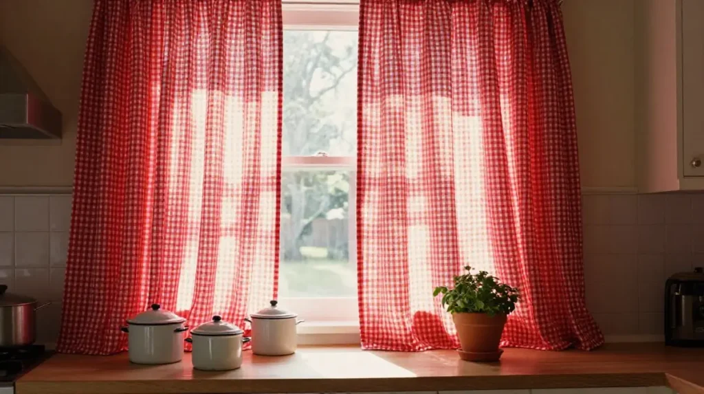 Hang Vintage Curtains for a Soft, Layered Look