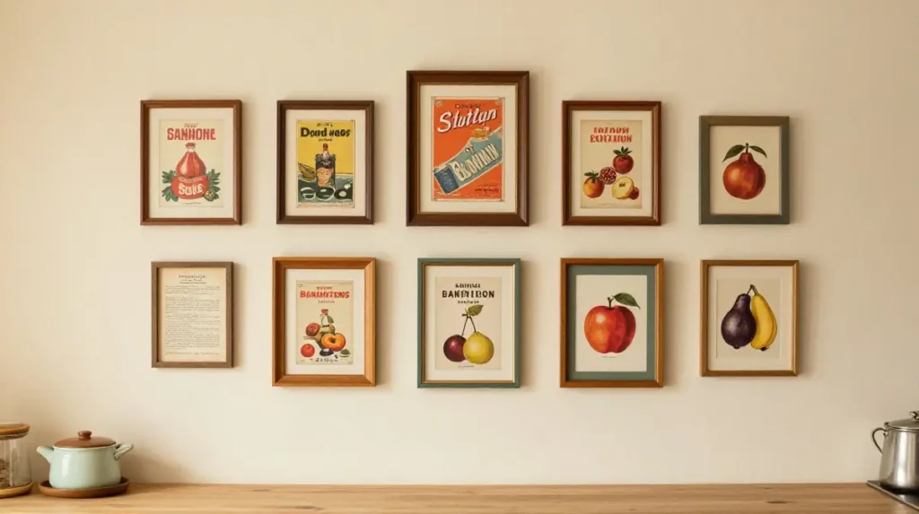 Hang Vintage Kitchen Wall Art That Tells a Story