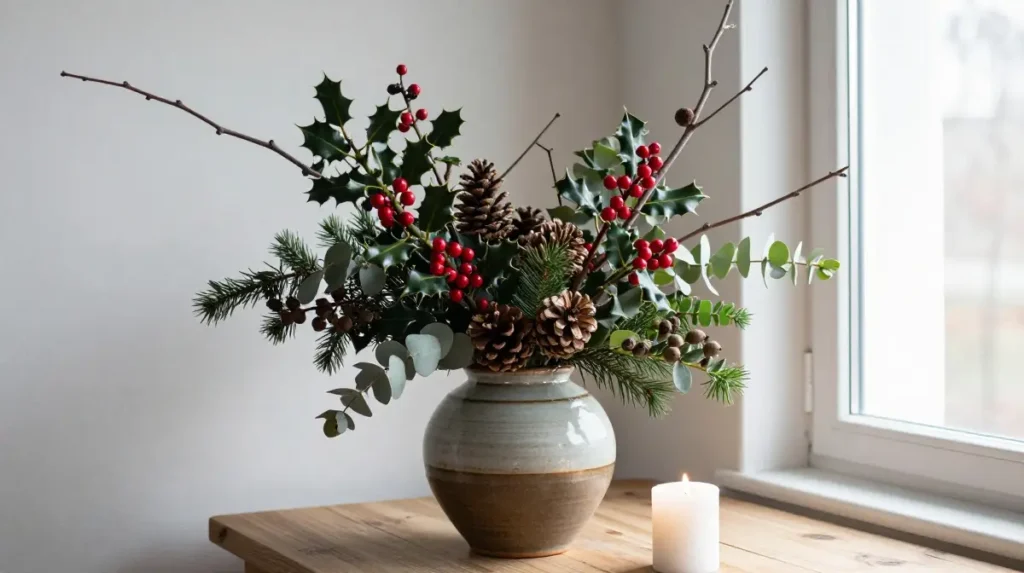 Incorporate Nature-Inspired Christmas Arrangements