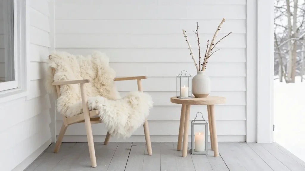 Incorporating Scandinavian and Hygge Porch Decor