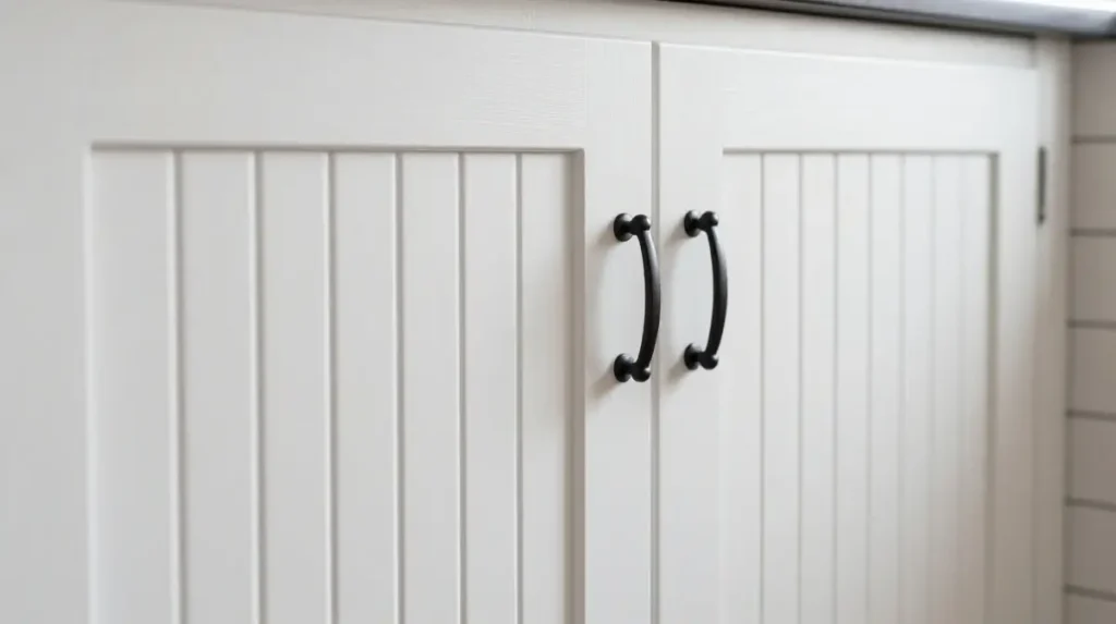 Install Beadboard Kitchen Cabinets for Classic Texture