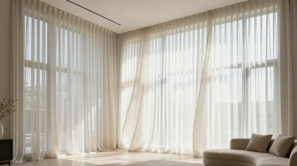 Install Floor to Ceiling Windows or Tall Drapery