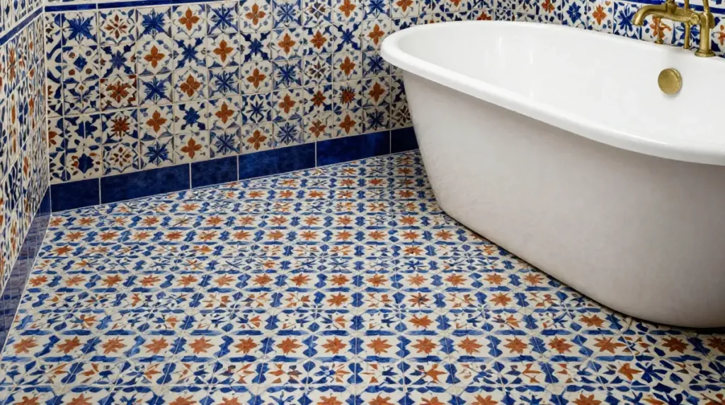 Install Moroccan Tile for Instant Character