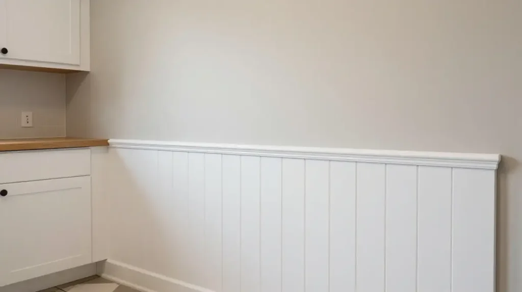 Install Wainscoting on the Lower Kitchen Walls