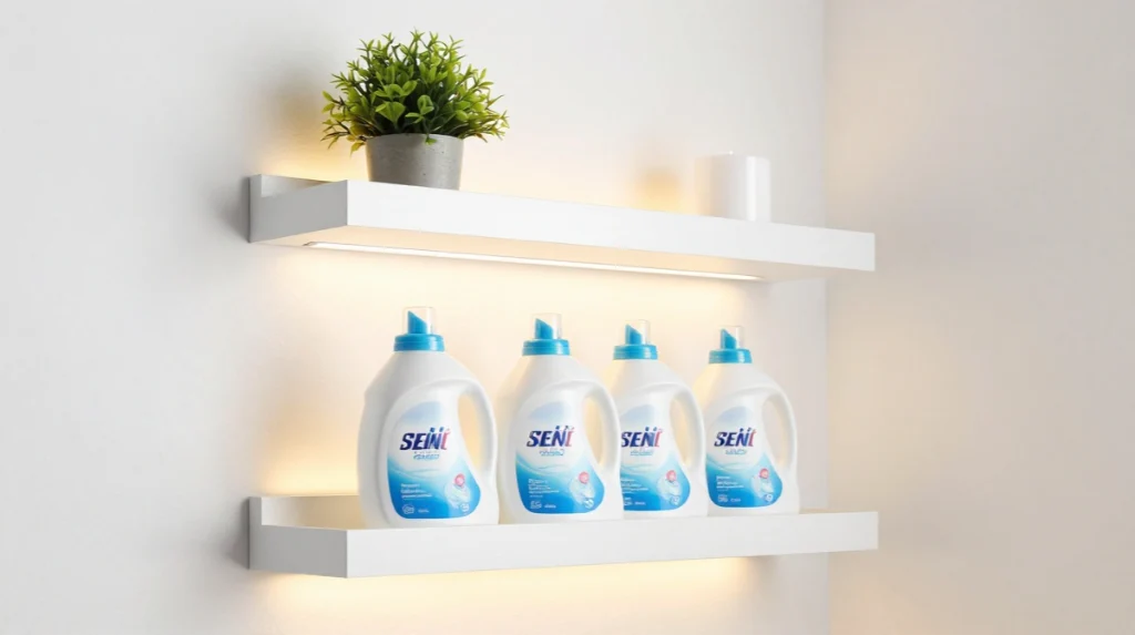 Install Wall Shelves for Display and Storage