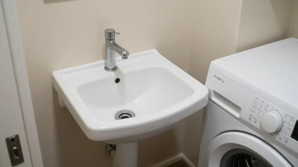 Install a Compact Laundry Sink