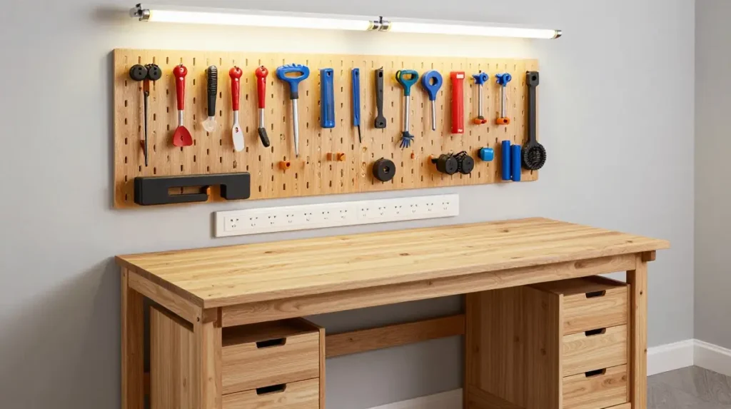 Install a Hobby Room Workbench for Hands-On Projects