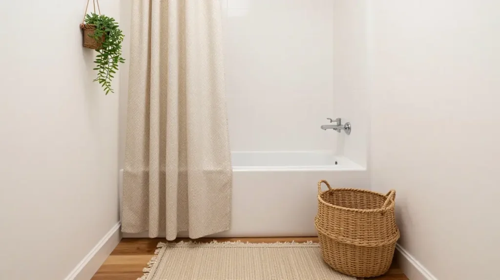 Keep Small Bathrooms Light and Layered