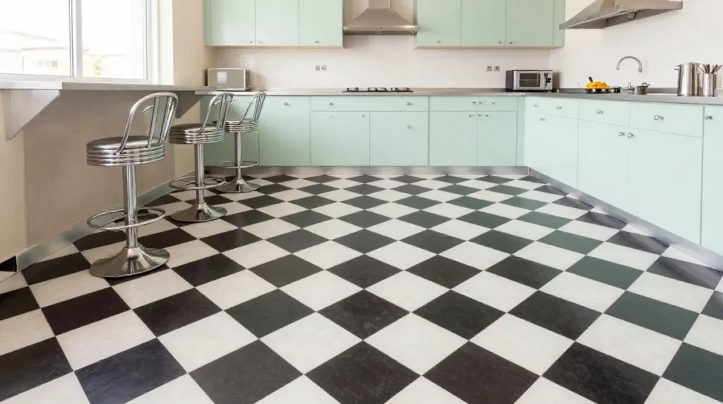 Lay Down a Retro Checkered Floor for Maximum Impact