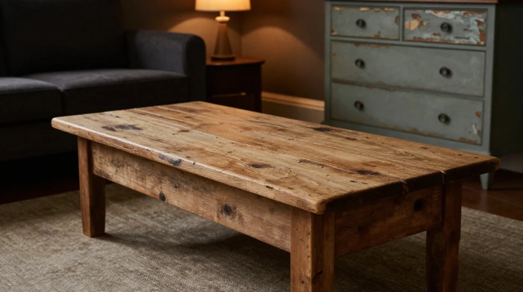 Layer in Distressed and Salvaged Wood Furniture