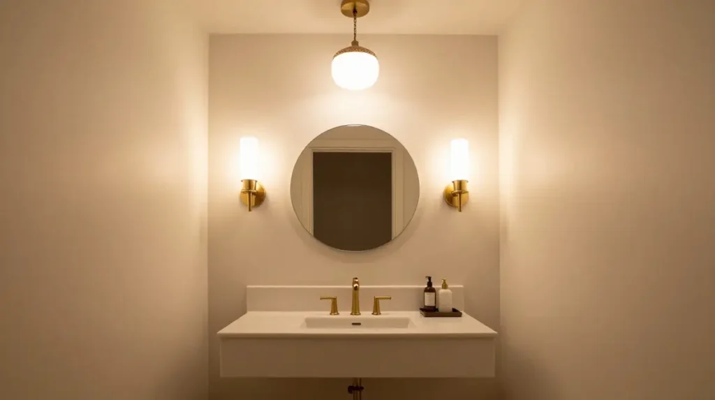 Layered Bathroom Lighting for Ambiance
