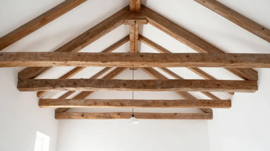 Leave Rustic Wood Beams Exposed
