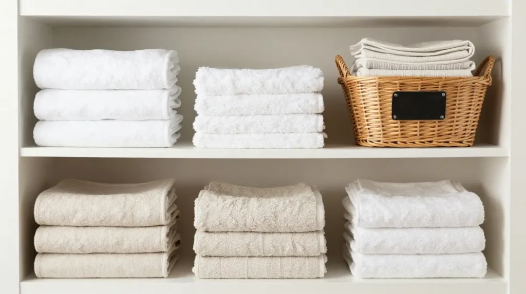 Linen Storage With Farmhouse Flair