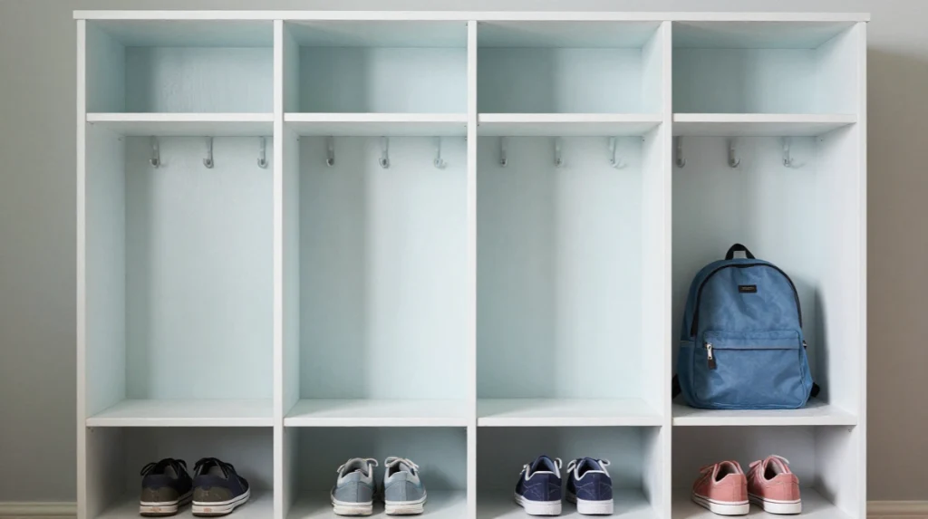 Locker-Style Storage for Kids