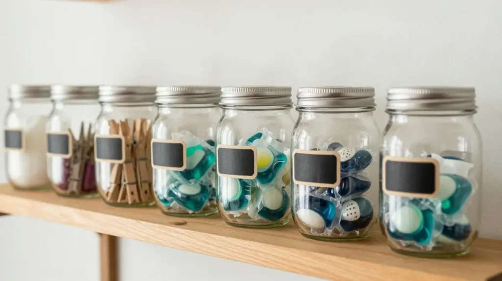 Mason Jar Storage for Small Items