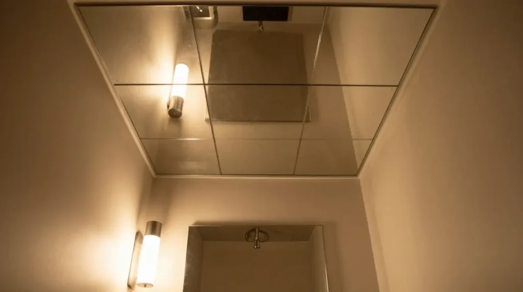 Mirror Ceiling Design for a Statement Touch