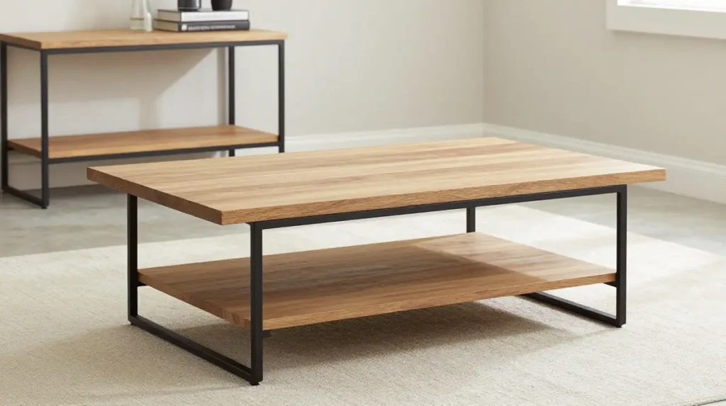 Mix Wood and Metal Accents