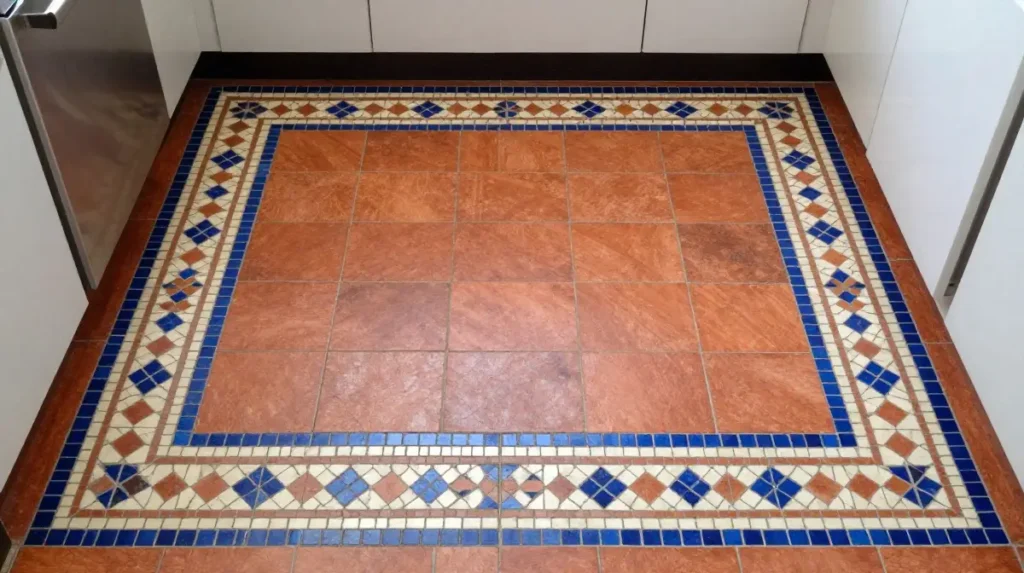 Mosaic or Patterned Floor Details