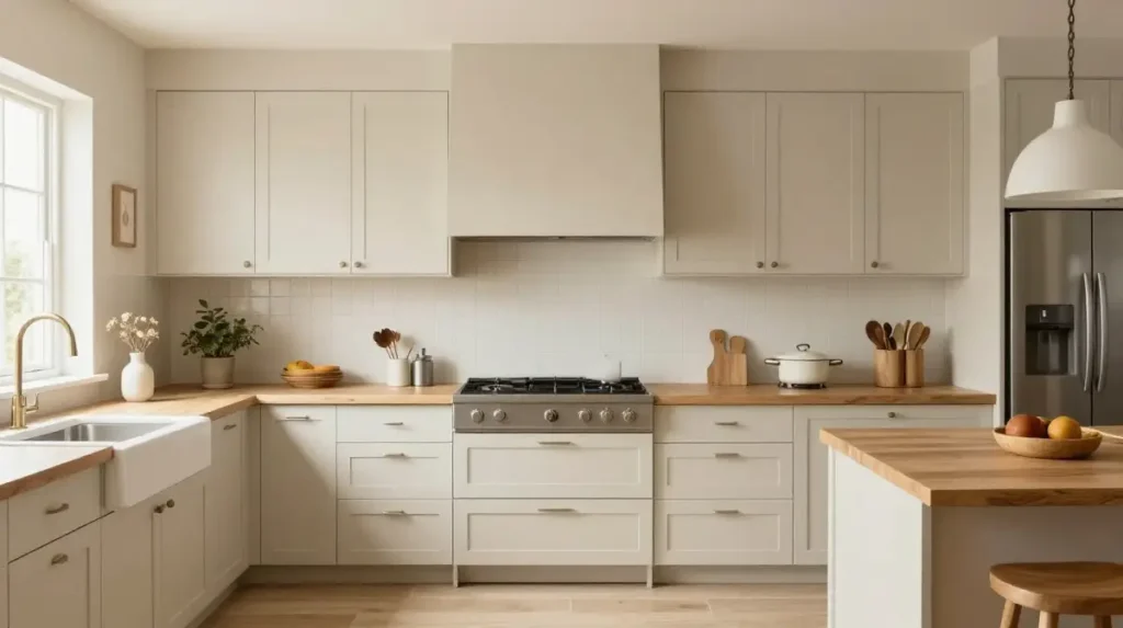 Neutral Kitchen Palette for a Calm Atmosphere