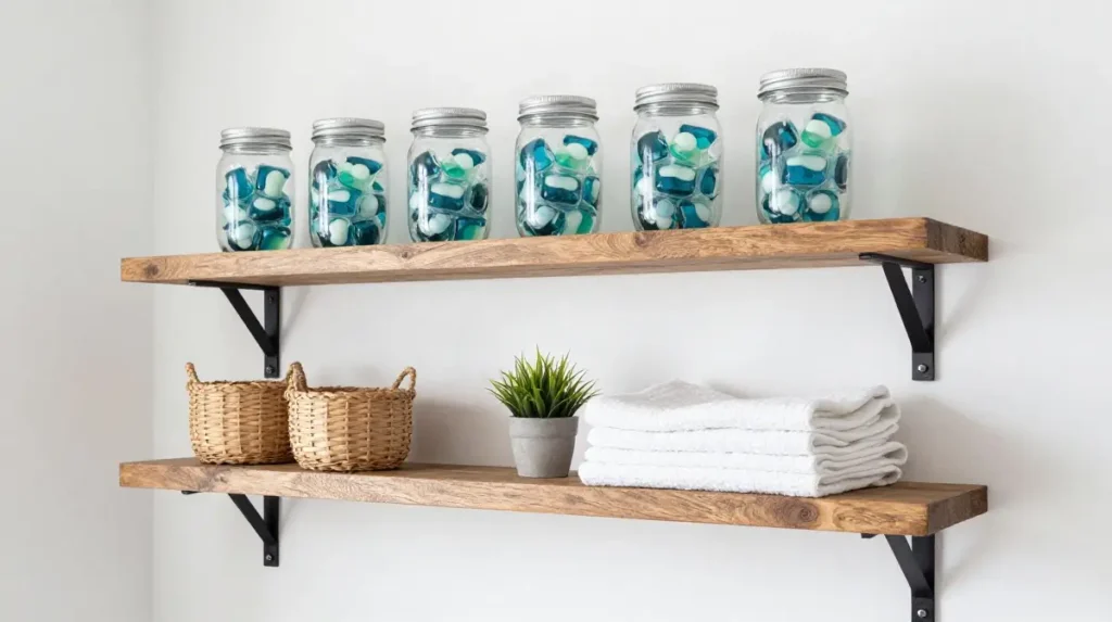 Open Shelving for Practical Display