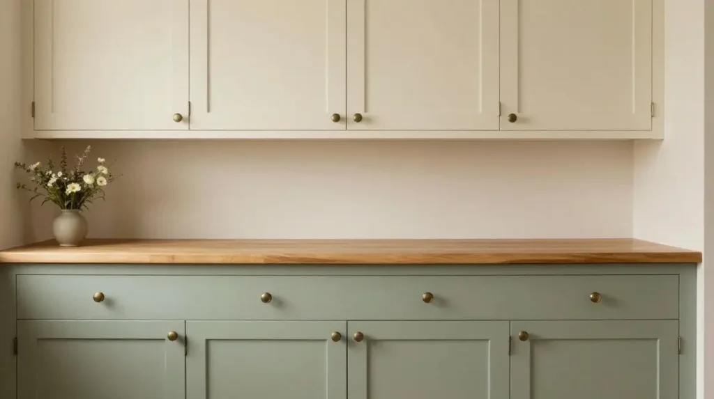 Paint Cabinets in Soft, Earthy Tones