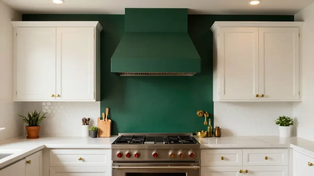 Paint an Accent Wall Behind the Stove