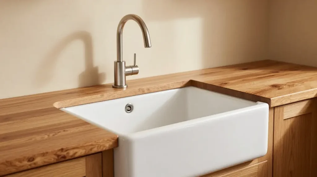 Pairing with butcher block countertops