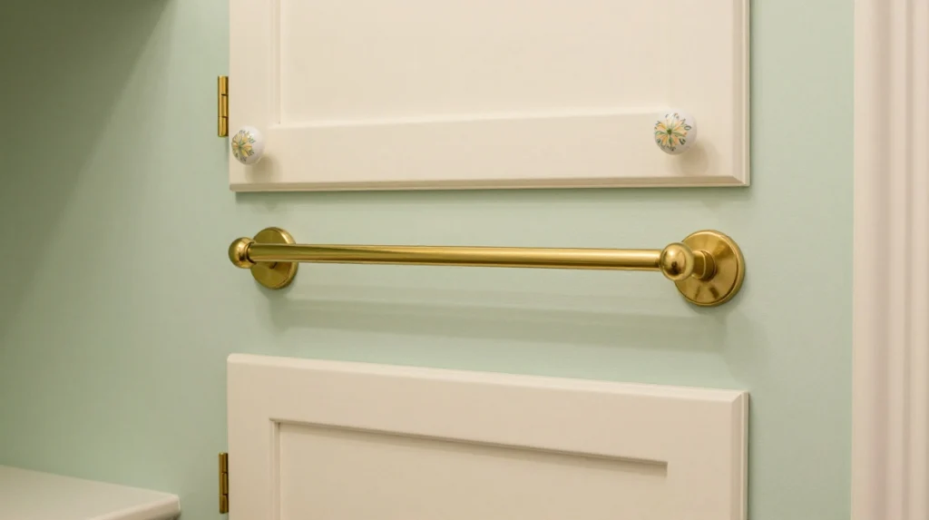 Pastel Green With Gold Accents