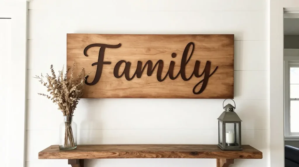 Personalized Wood Sign or Family Name Display