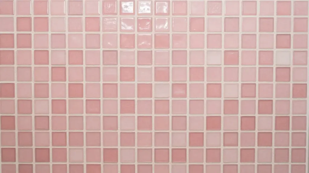 Pink Mosaic Bathroom Tile