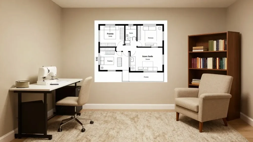 Plan Zones for a Multipurpose Hobby Room