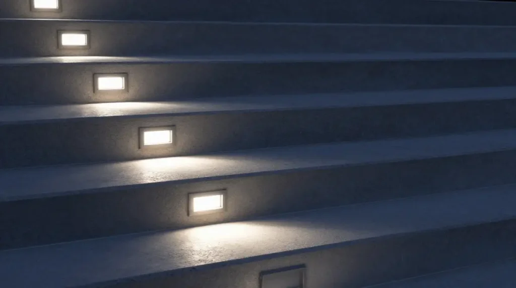 Recessed Tread Lights for a Clean Modern Look