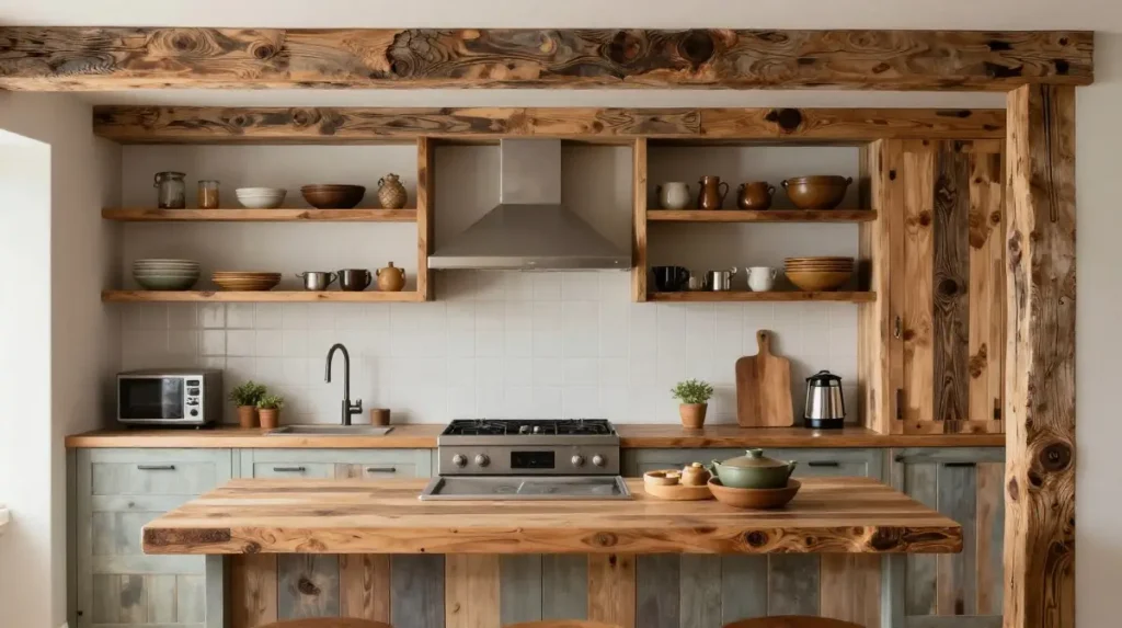 Reclaimed Wood Features for Authentic Character