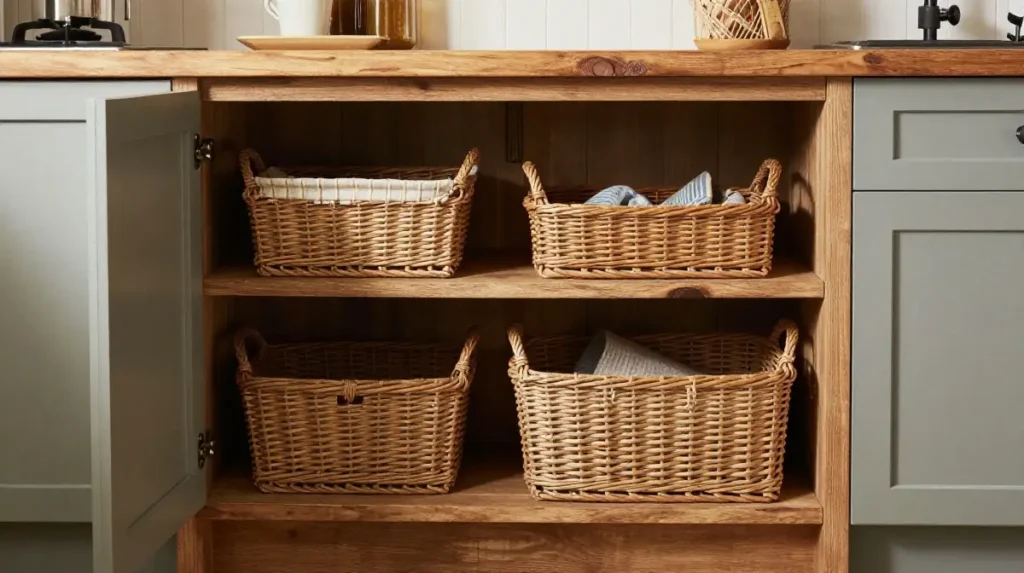 Rustic Kitchen Storage Solutions for Small Spaces